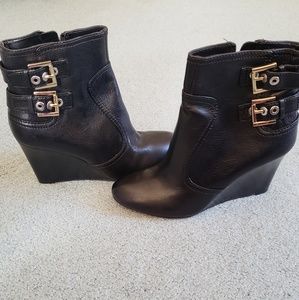 Nine west black booties